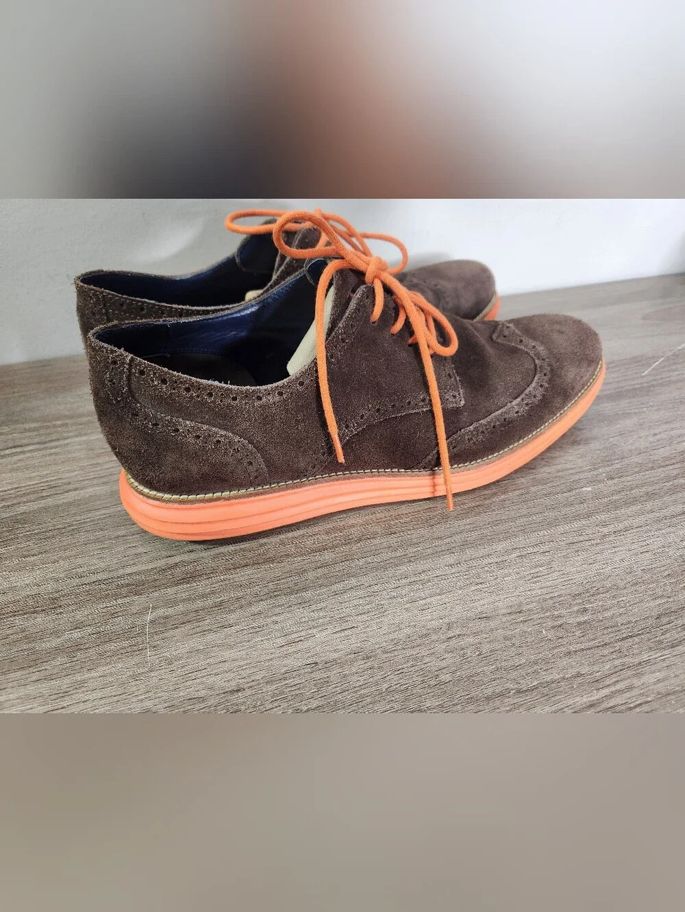 Cole Haan LunarGrand Wing Tip Oxford Shoes